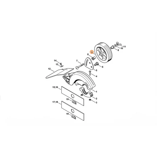 STIHL   Koło 4180 740 1400